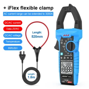 Mestek CM86B True-RMS 1000A AC/DC Current Clamp Meter