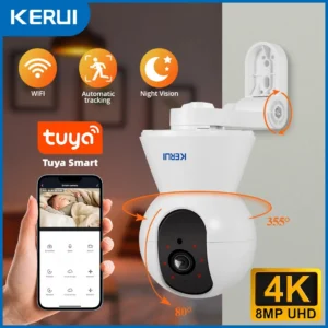 KERUI Indoor 4K HD Tuya Smart WiFi IP Camera