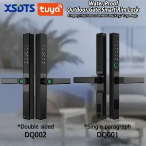 Double-Side Smart Door Lock Waterproof Fingerprint Password