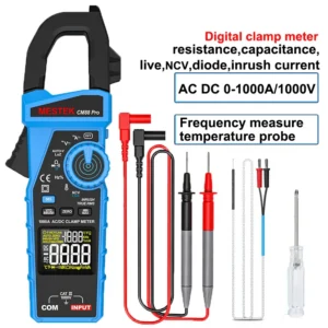 CM88Pro Mestek Clamp Meter 0-1000A 1000V AC DC True RMS