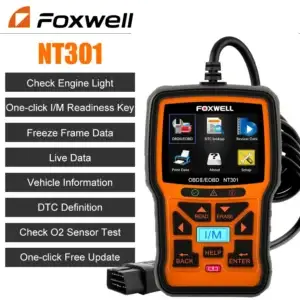 FOXWELL NT301 OBD2 Scanner Live Data Professional