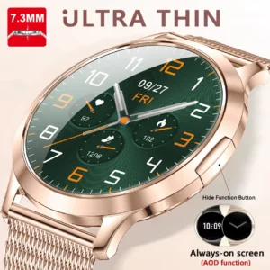 Ultra Slim 1.32"HD AMOLED Smart Watch Heart Rate