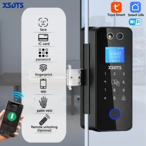 3D Glass Facial Recognition Office Smart Lock