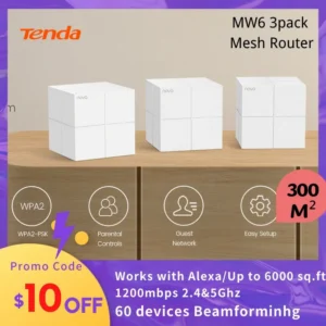 Tenda MW6 AC1200 Mesh WiFi Router 2.4&5GHz