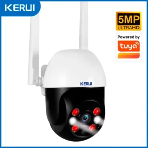 KERUI 5MP 8MP 4K PTZ WiFi IP Wireless Camera
