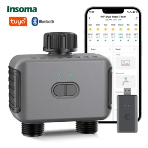 Insoma Automatic Water Timer with Gateway Dual Hose
