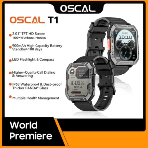 OSCAL New Smart Watch T1 2.01'' HD Display