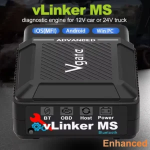 Vgate VLinker MS Bluetooth V2.3 ELM327 OBDII Scanner