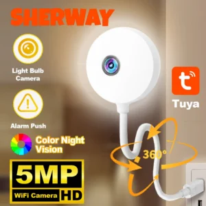 Tuya 5MP Mini WiFi Camera Indoor 2K