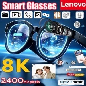 Lenovo 8K Camera 2400MP AI Smart Glasses