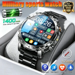 MAVHX Ultra 1400mAh Military Smart Watch