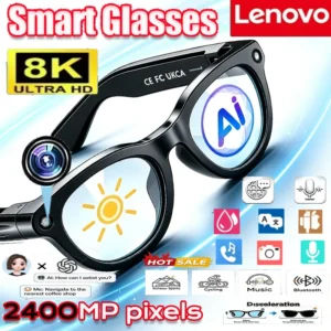 Lenovo NEW 8K 2400MP AI Smart Glasses