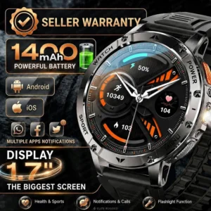TANK Ultra 1400mAh Smart Watch 1.7" HD AMOLED