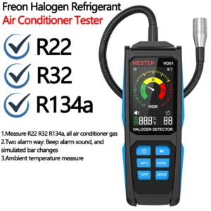Mestek Freon Leak Detector Halogen Leak Detector R22 R32 R134a