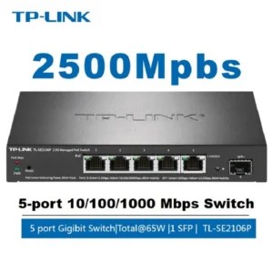 TP-LINK 6-port 2.5G POE Switch