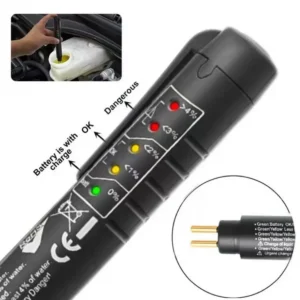 Brake Fluid Liquid Tester Pen Auto 5 LED