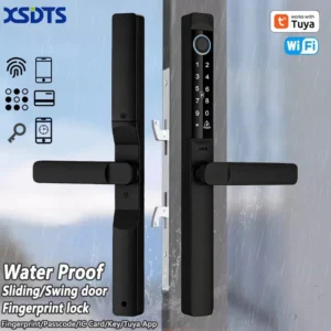 Tuya App Smart Door Lock Waterproof Fingerprint
