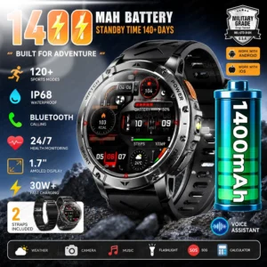 TANK Ultra 1400mAh Battery Outdoor Smartwatch IP69