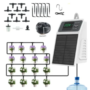 Solar Drip Irrigation System Automatic Watering Plants Supplies