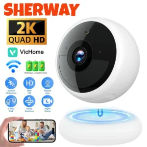 2K Wifi Magnetic Battery Security Camera Indoor