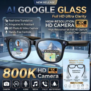 Smart AI Glasses with 8MP Camera 4k HD Video BT 5.4