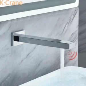 Touchless Faucet Bathroom Wall Mount Infrared Motion