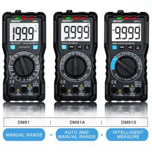 MESTEK DM91/DM91A/DM91S Digital Multimeter 9999 Count